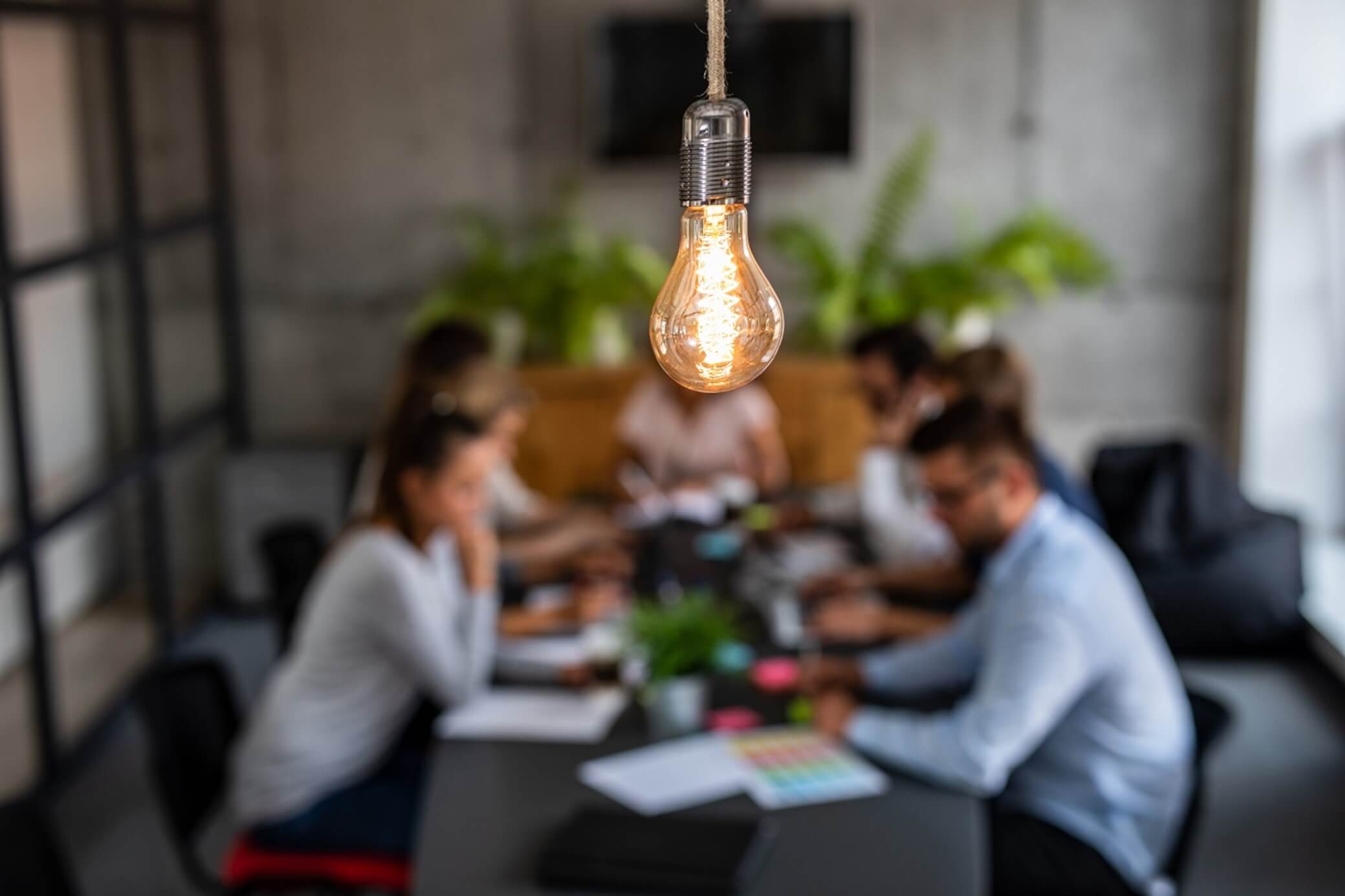 A team working on a project