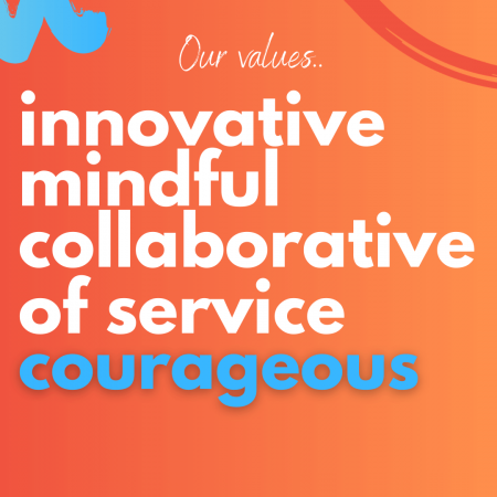 website Our values - Courageous highlight